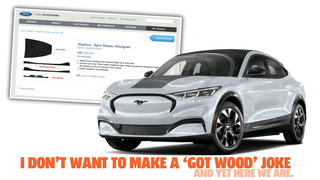 Yes, You Can Get A Woodgrain Kit For The 2021 Ford Mustang Mach-E, But It's Not Good Enough